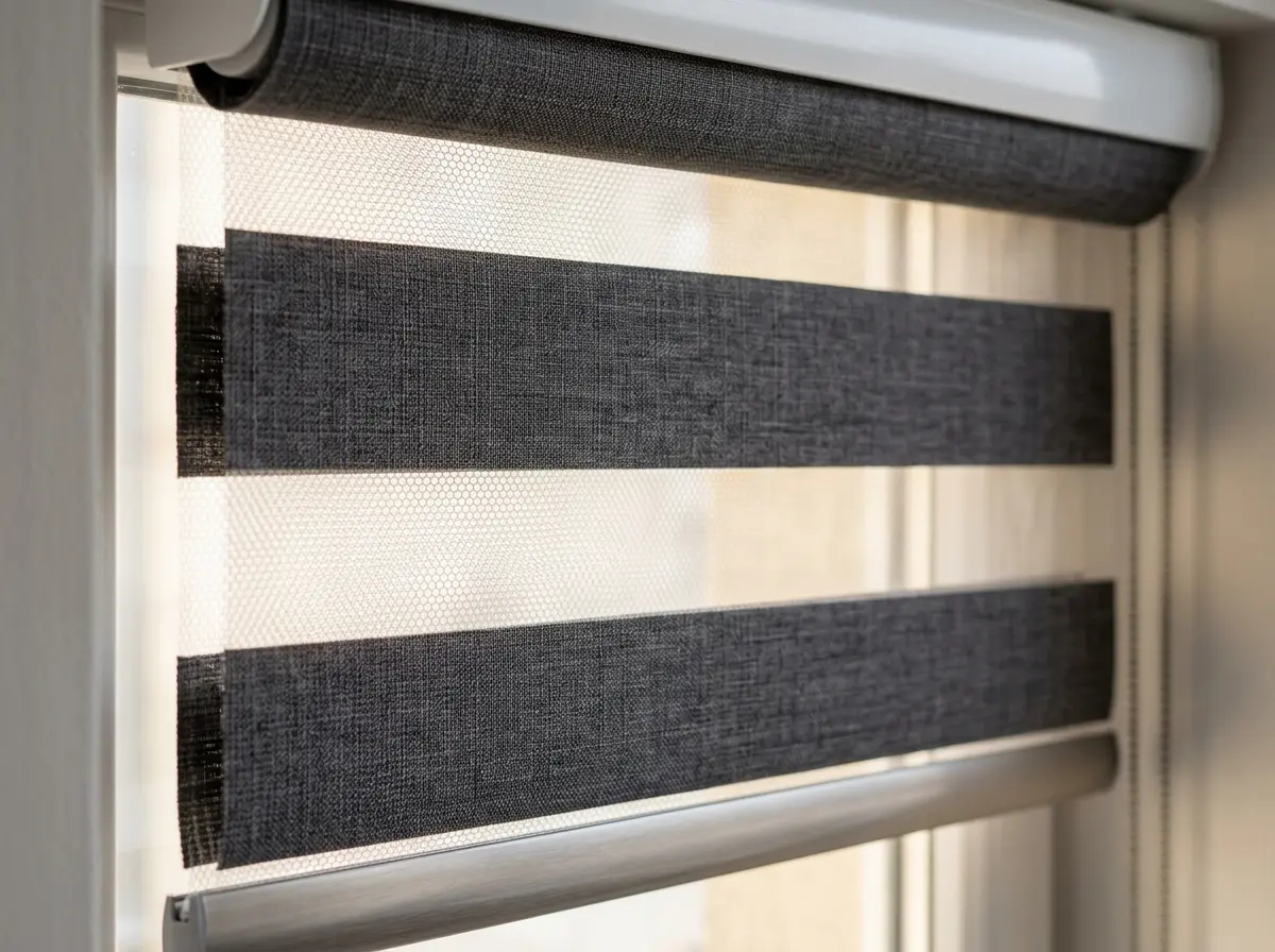 Cấu tạo rèm cầu vồng 2 lớp vải